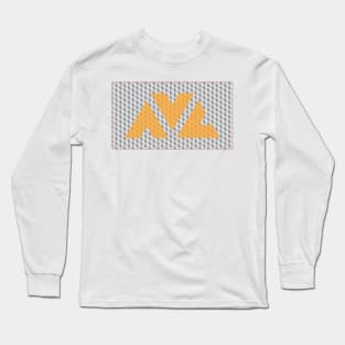 West Asheville, NC sticker with geometric design, avl Long Sleeve T-Shirt
